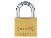 ABUS Mechanical 55/40mm Brass Padlock Keyed Alike 5402