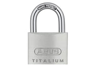 ABUS Mechanical 64TI/35mm TITALIUM Padlock Carded