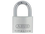 ABUS Mechanical 64TI/40mm TITALIUM Padlock Triple Pack