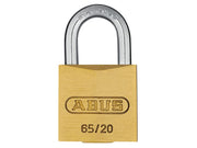 ABUS Mechanical 65/20mm Brass Padlock Keyed Alike 202