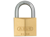 ABUS Mechanical 65/60mm Brass Padlock Keyed Alike 6602