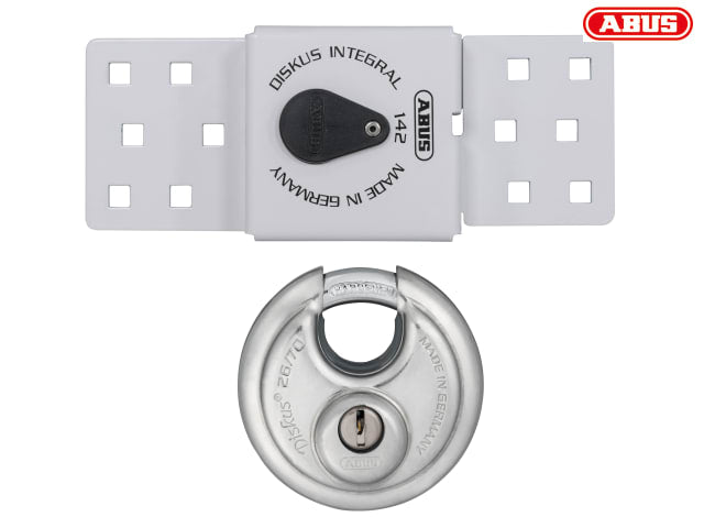 ABUS Mechanical 142 Series Sliding Door Van Lock & 26/70mm Diskus® Padlock