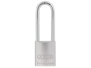 ABUS Mechanical 86TI/45mm TITALIUM Padlock Without Cylinder 80mm Long Shackle