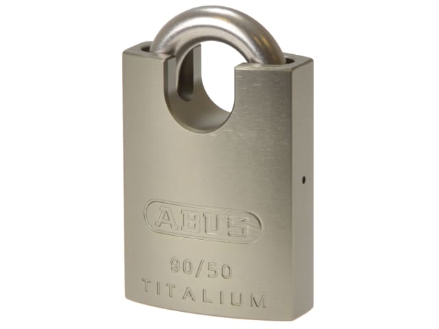 ABUS Mechanical 90RK/50mm TITALIUM Padlock Closed Shackle