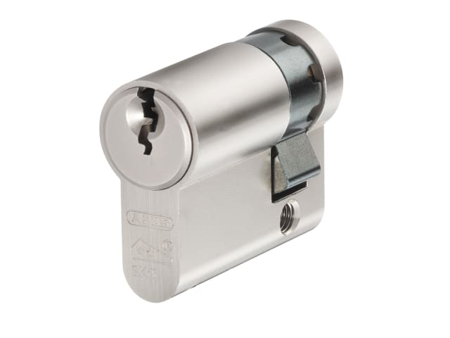 ABUS Mechanical E60NP Euro Half Cylinder Nickel Pearl 10mm / 30mm Visi