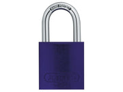 ABUS Mechanical 72/40mm Aluminium Padlock Violet Keyed Alike TT04072