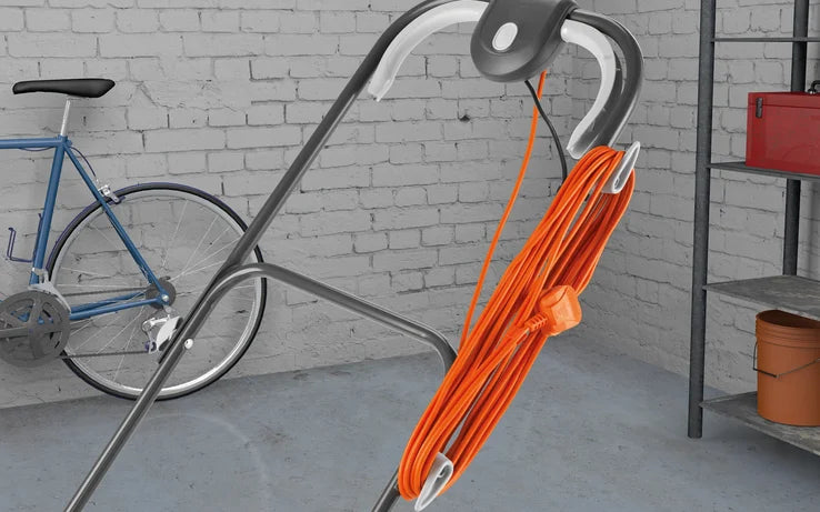 FLYMO EasiGlide 360 – Hover Collect Lawnmower for Easy Mowing & Storage