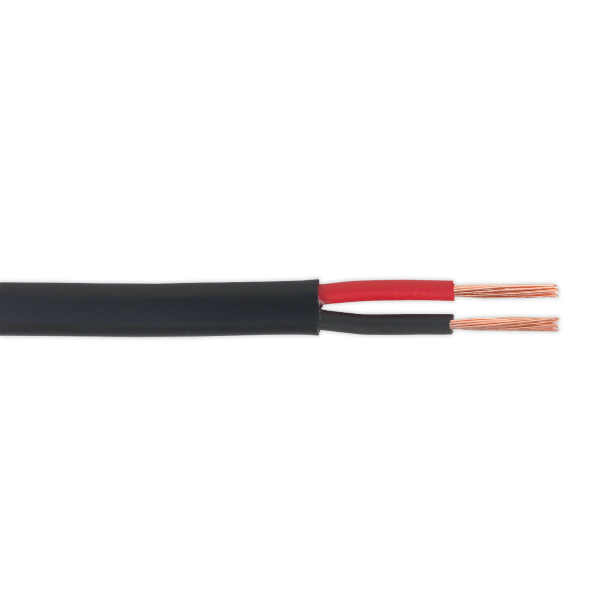 Sealey Automotive Cable Thick Wall Flat Twin 2 x 1mm² 14/0.30mm 30m Black