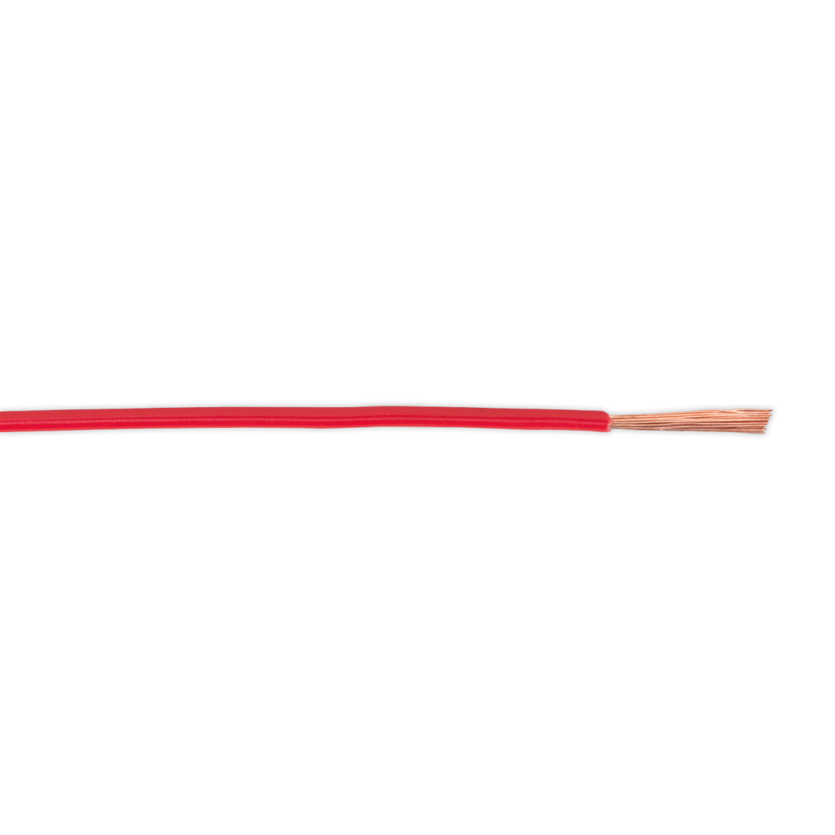 Sealey Automotive Cable Thin Wall Single 1mm² 32/0.20mm 50m Red