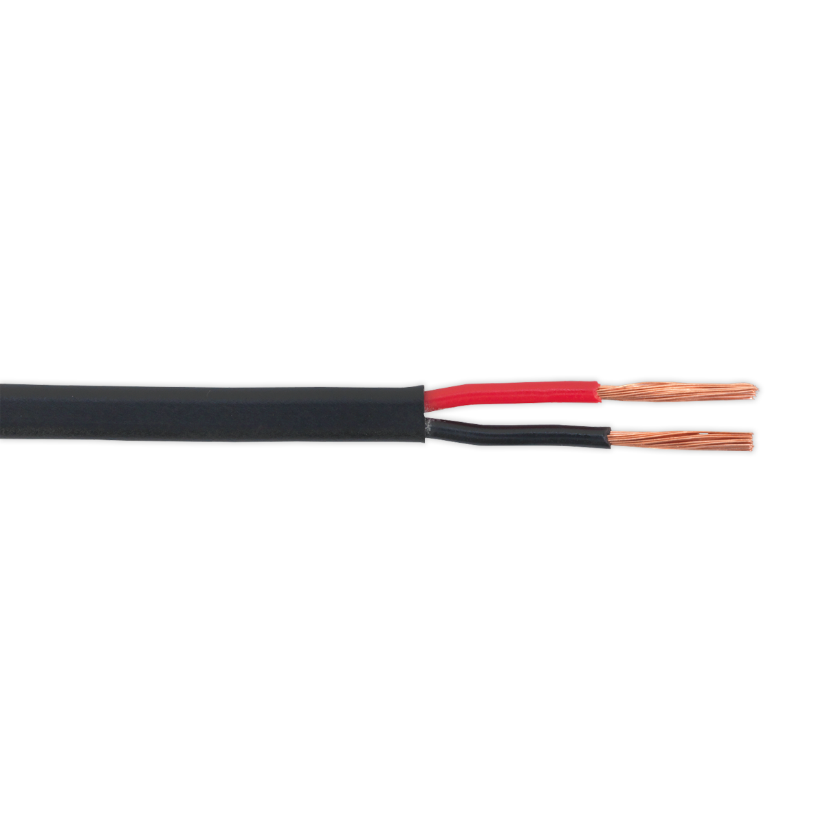 Sealey Automotive Cable Thin Wall Flat Twin 2 x 1mm² 32/0.20mm 30m Black