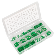 Sealey Air Conditioning Rubber O-Ring Assortment 225pc - Metric