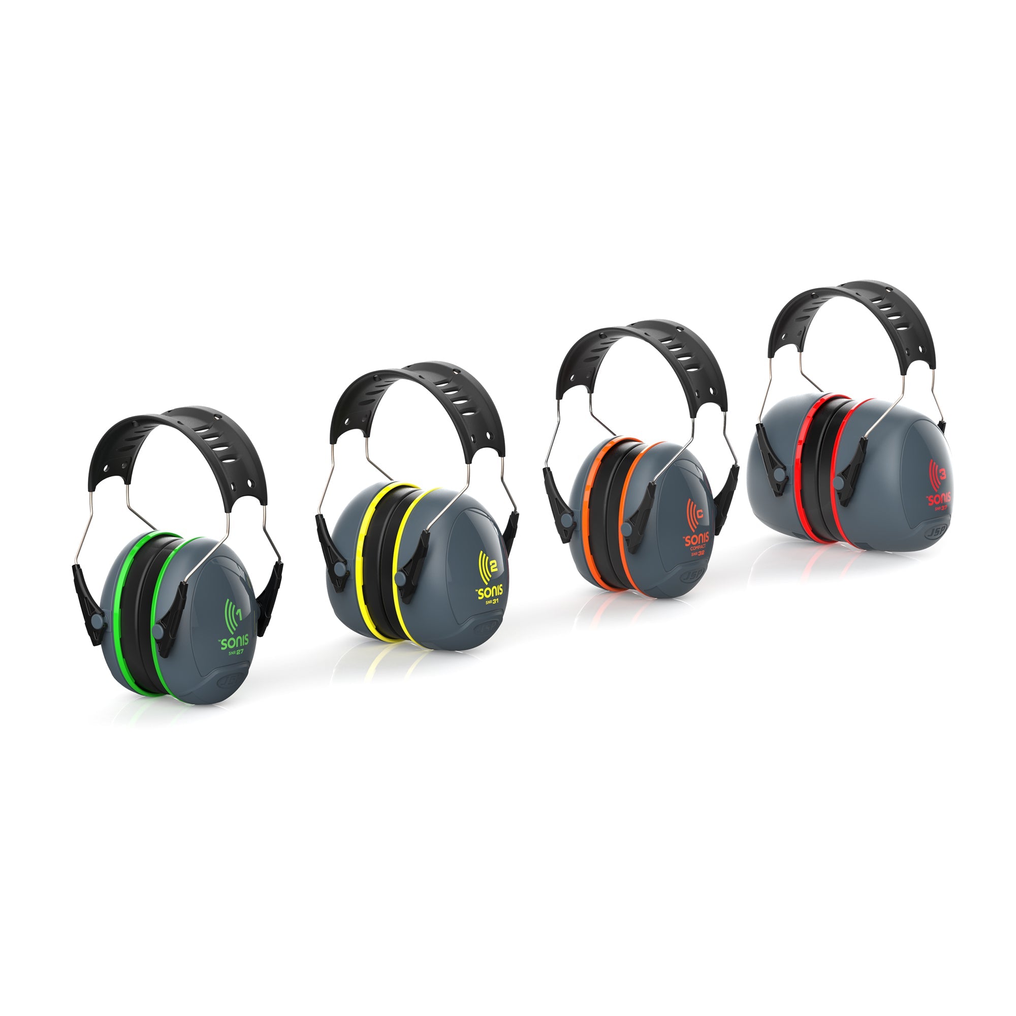 JSP Sonis 2 Sonis2 Adjustable Ear Defenders - 31dB SNR
