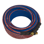 Sealey Air Hose 15m x Ø10mm with 1/4"BSP Unions Extra-Heavy-Duty