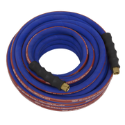 Sealey Air Hose 15m x Ø8mm with 1/4"BSP Unions Extra-Heavy-Duty