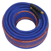 Sealey Air Hose 30m x Ø10mm with 1/4"BSP Unions Extra-Heavy-Duty