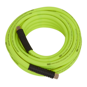 Sealey Air Hose 10m x Ø8mm Hybrid High-Visibility with 1/4"BSP Unions AHHC10G