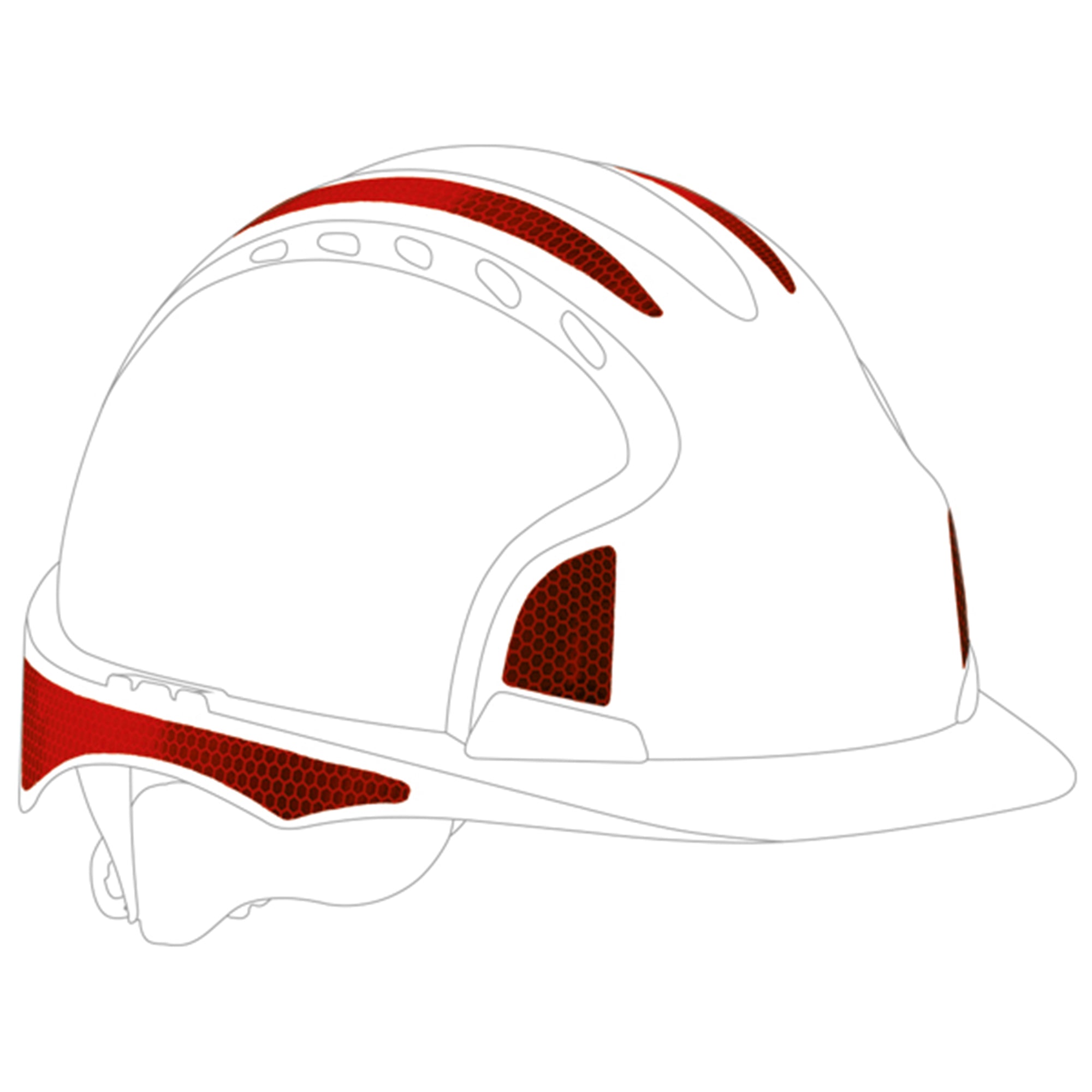 JSP EVO3 Reflective CR2 Decal Kit for EVO2/3 (10 Pack)