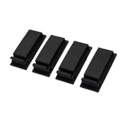 JSP Self-Adhesive Safety Helmet Goggle/Torch Clips - Pack of 4