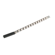 Sealey Socket Retaining Rail with 14 Clips 1/2"Sq Drive
