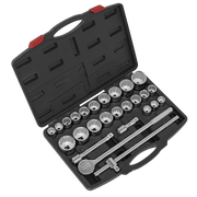 Sealey Socket Set 26pc 3/4"Sq Drive 12-point WallDrive® AK2582