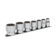 Sealey Socket Set 7pc 3/8"Sq Drive Whitworth