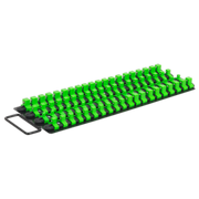 Sealey Socket Rail Tray 1/4", 3/8" & 1/2"Sq Drive - Hi-Vis Green