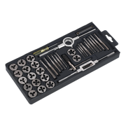 Sealey Tap & Die Set 40pc Split Dies Metric