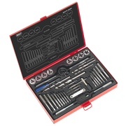 Sealey Tap & Die Set 37pc Split Dies - Metric
