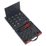 Sealey Ratchet Crimping Tool with Jaws and Storage Case