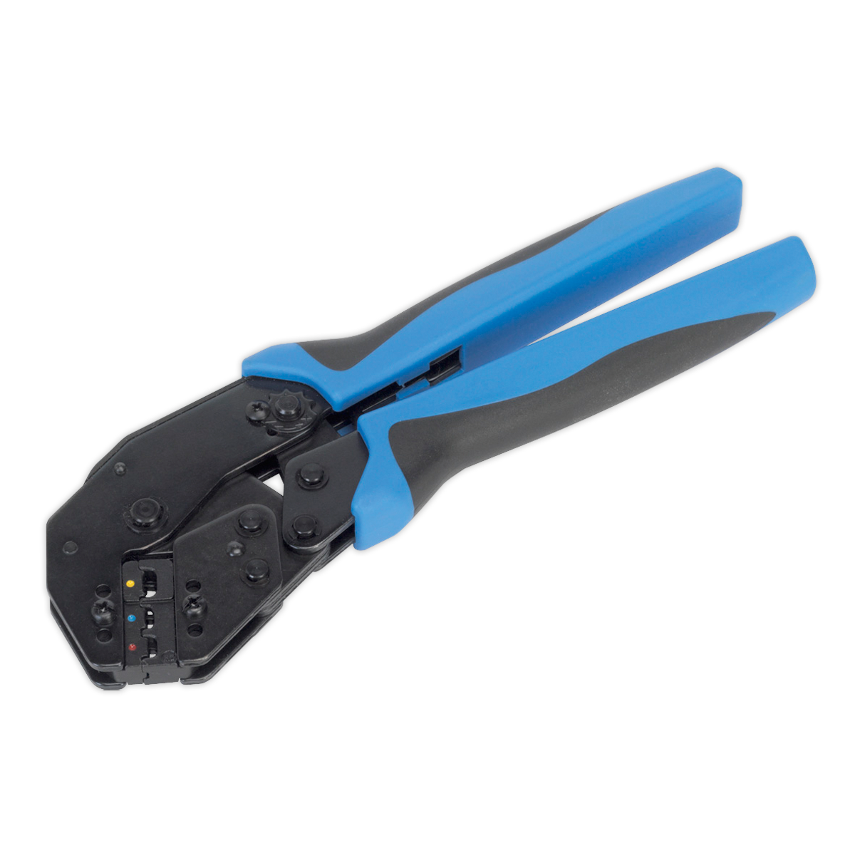 Sealey Ratchet Crimping Tool Angled Head Insulated Terminals