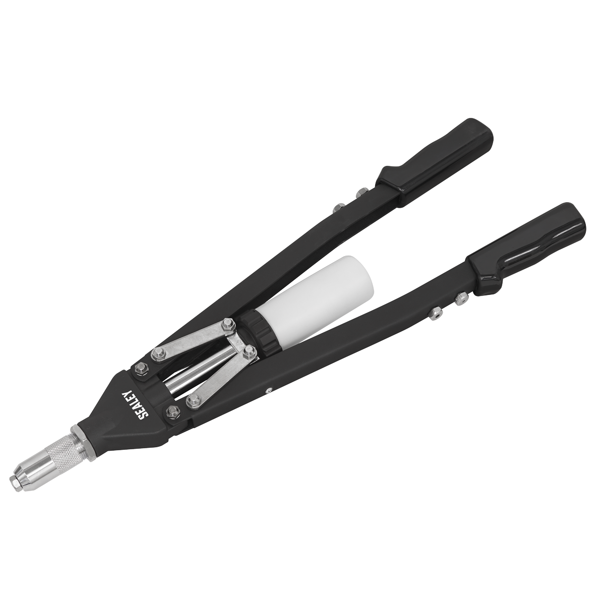 Sealey Long-Arm Riveter with Collection Bowl Heavy-Duty
