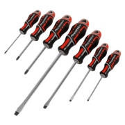 Sealey Screwdriver Set 7pc GripMAX® - Red AK4321