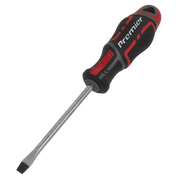 Sealey Screwdriver Slotted 6 x 100mm GripMAX®