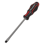 Sealey Screwdriver Slotted 8 x 150mm GripMAX®