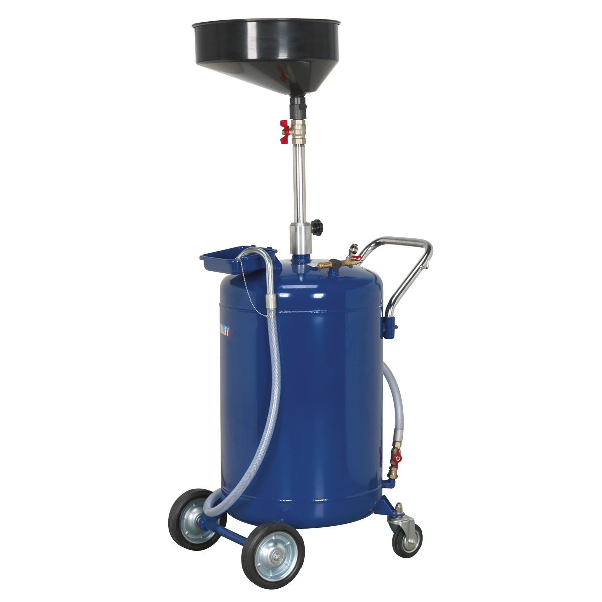Sealey Mobile Oil Drainer 110L Air Discharge
