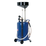 Sealey Mobile Oil Drainer with Probes 90L Air Discharge