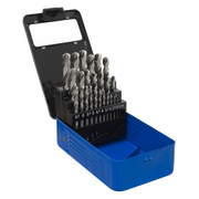 Sealey HSS Split Point Fully Ground Drill Bit Set 25pc Metric