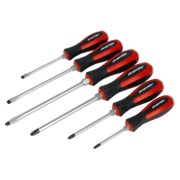 Sealey Screwdriver Set 6pc Hammer-Thru AK4932