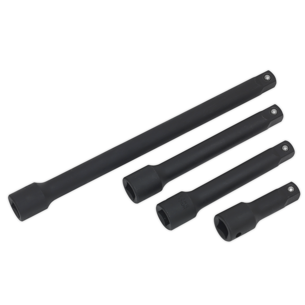 Sealey Impact Extension Bar Set 4pc 1/2"Sq Drive