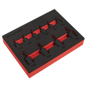 Sealey Low Profile TRX-Star* Impact Socket Bit Set 1/4" & 3/8" Sq Drive 10pc