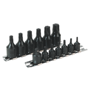 Sealey TRX-Star* Socket Bit Set 13pc 1/4" & 3/8"Sq Drive