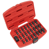 Sealey Impact TRX-Star*/Hex/Spline Bit Set 25pc 1/2"Sq Drive