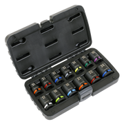 Sealey Impact Socket Set 13pc 1/2"Sq Drive Metric AK5617M