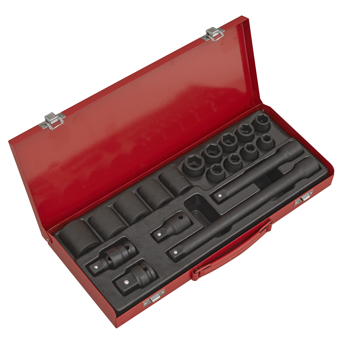 Sealey Impact Socket Set 19pc 1/2"Sq Drive Metric
