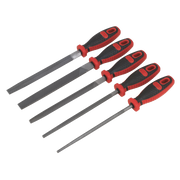 Sealey Smooth Cut Engineers File Set 5pc 200mm