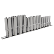 Sealey TRX-Star* Socket Set 14pc Deep 1/4", 3/8" & 1/2"Sq Drive E4-E24