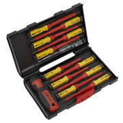 Sealey Screwdriver Set 13pc Interchangeable - VDE Approved
