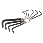 Sealey Hex Key Set on Ring 10pc Metric