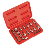 Sealey TRX-Star* Socket & Security Bit Set 29pc 1/4"Sq & 3/8"Sq Drive