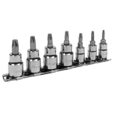 Sealey TRX-Star* Socket Bit Set Lock-On 7pc 1/4" & 3/8"Sq Drive